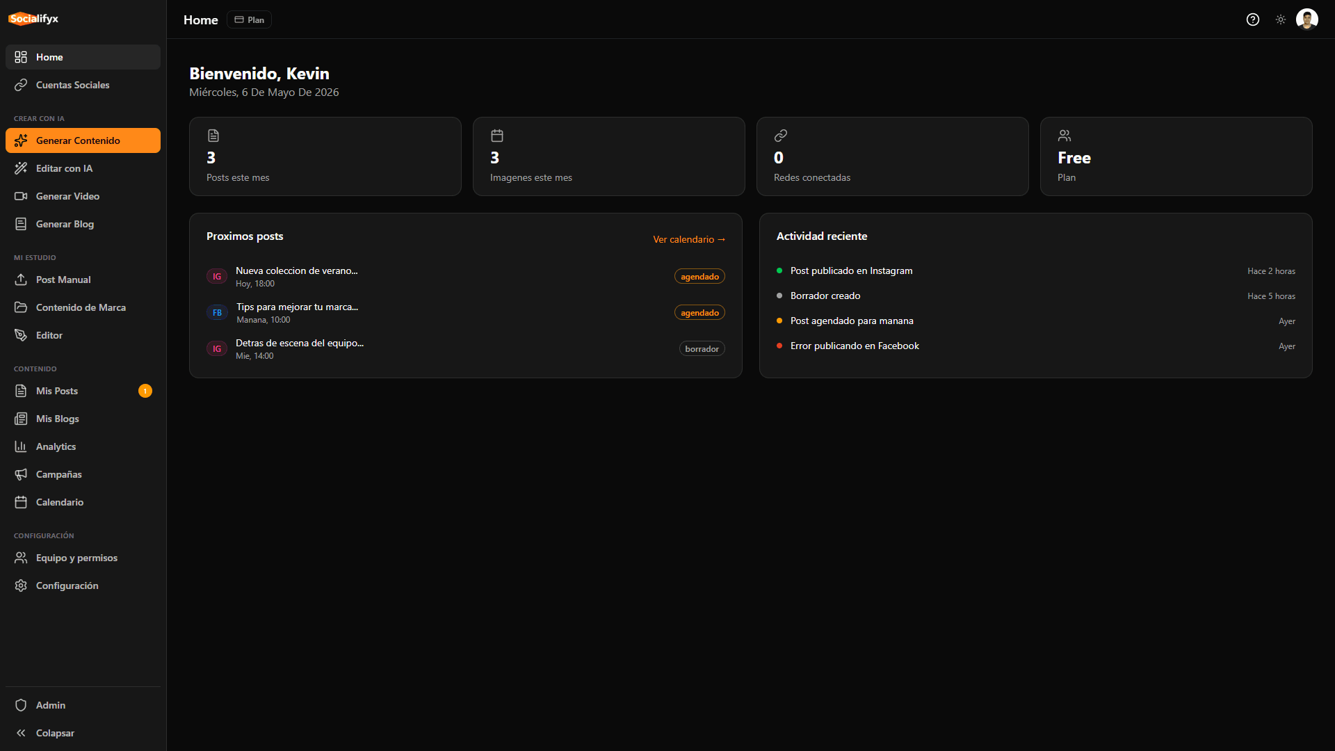 brandsamai campaign and content dashboard